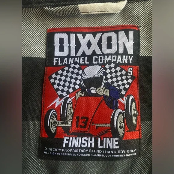 Dixxon “Finish Line” Men’s S Flannel - Picture 5 of 7